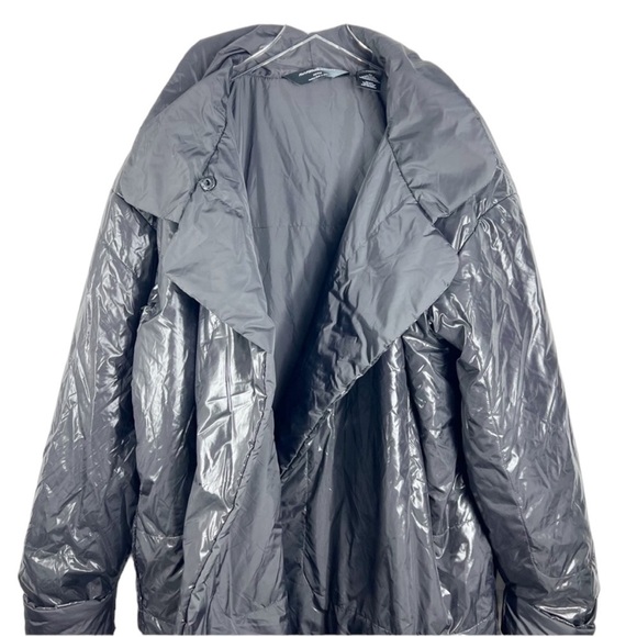 NORMA KAMALI Black Sleeping Bag to the knee Plus Size XXL Long Puffer Coat - Picture 5 of 10